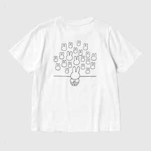 Miffy Uniqlo White Graphic Tee